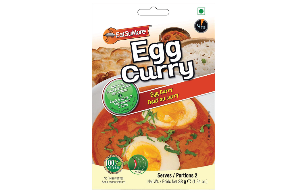 EatSuMore Egg Curry    Pack  38 grams